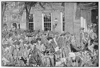 The First Public Reading of the Declaration of Independence by Howard Pyle